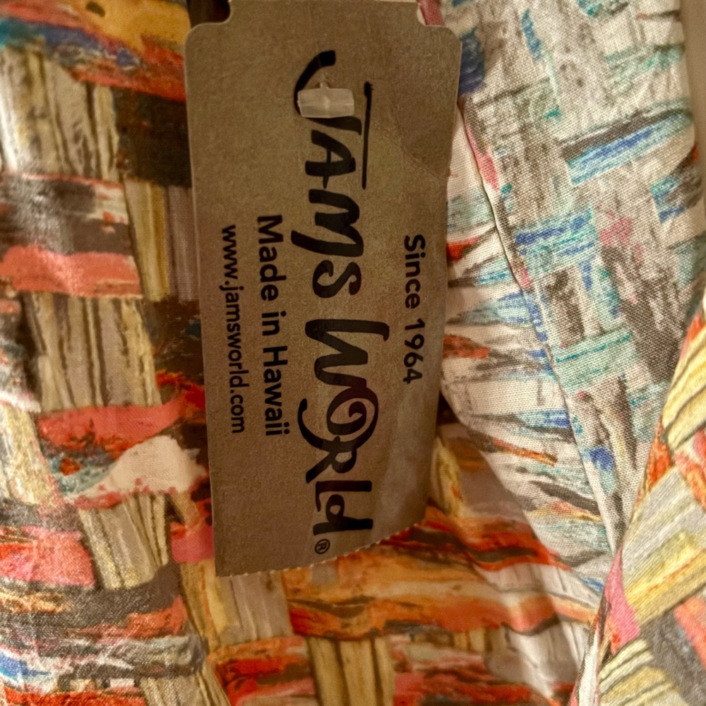 Jams World Multicolor Abstract Long Sleeve Top - Picture 4 of 5